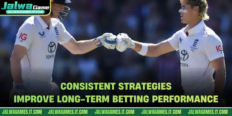 Consistent strategies improve long-term betting performance