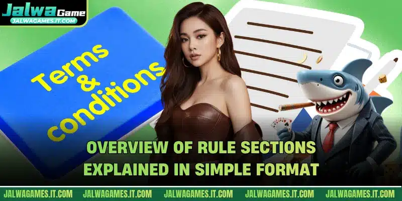 Overview of rule sections explained in simple format
